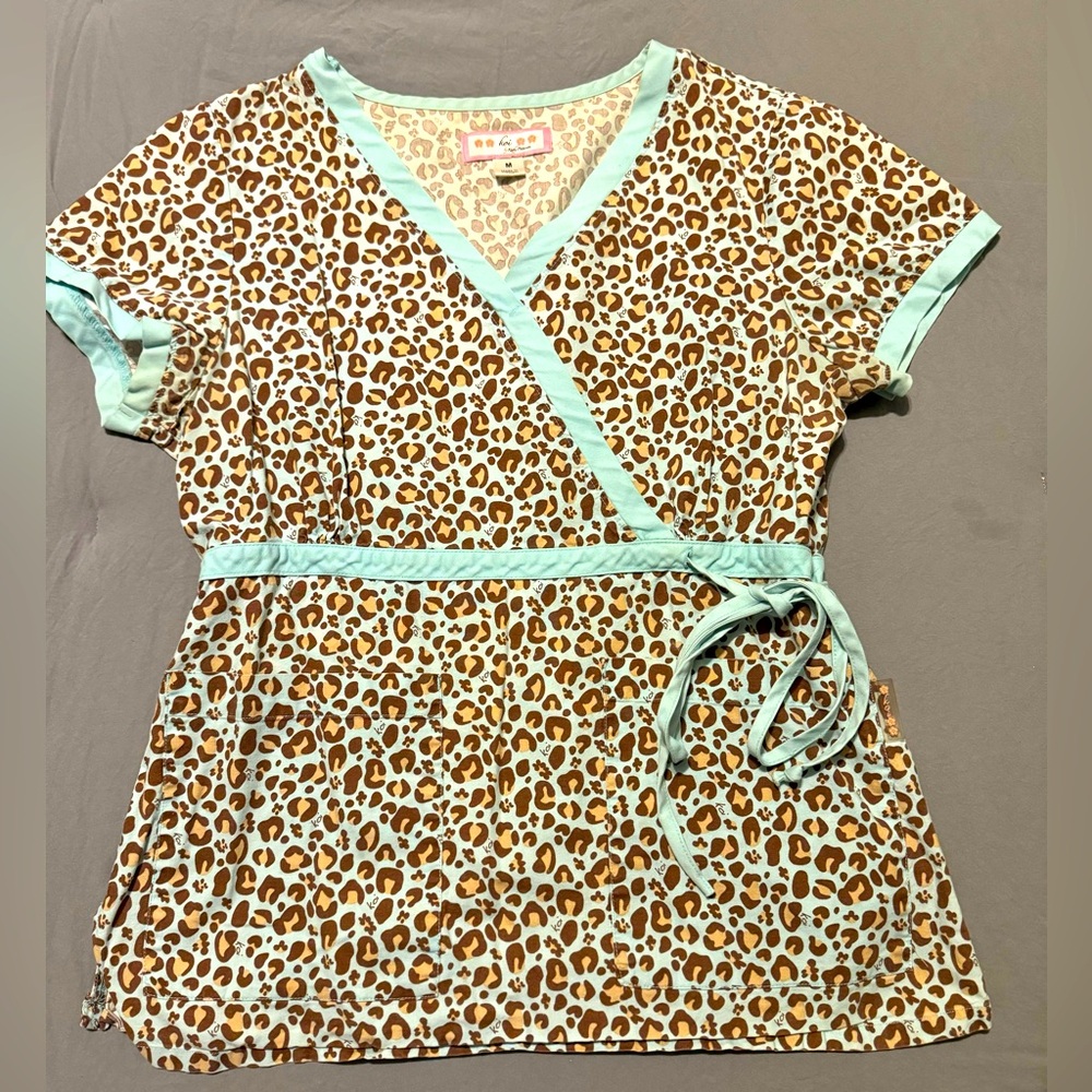 Size medium Koi scrub top